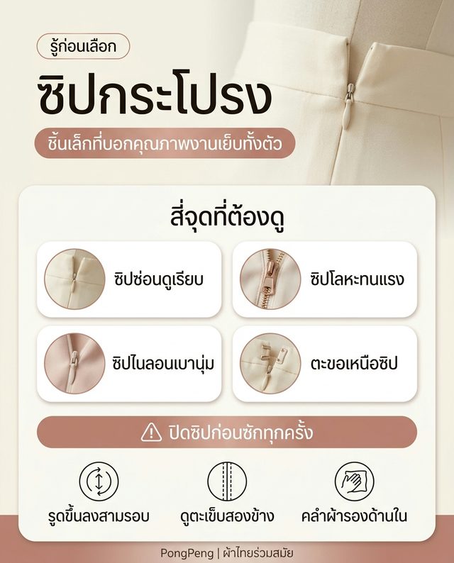 ตัวอย่างคอนเทนต์เพจแฟชั่น ผ้าไทย